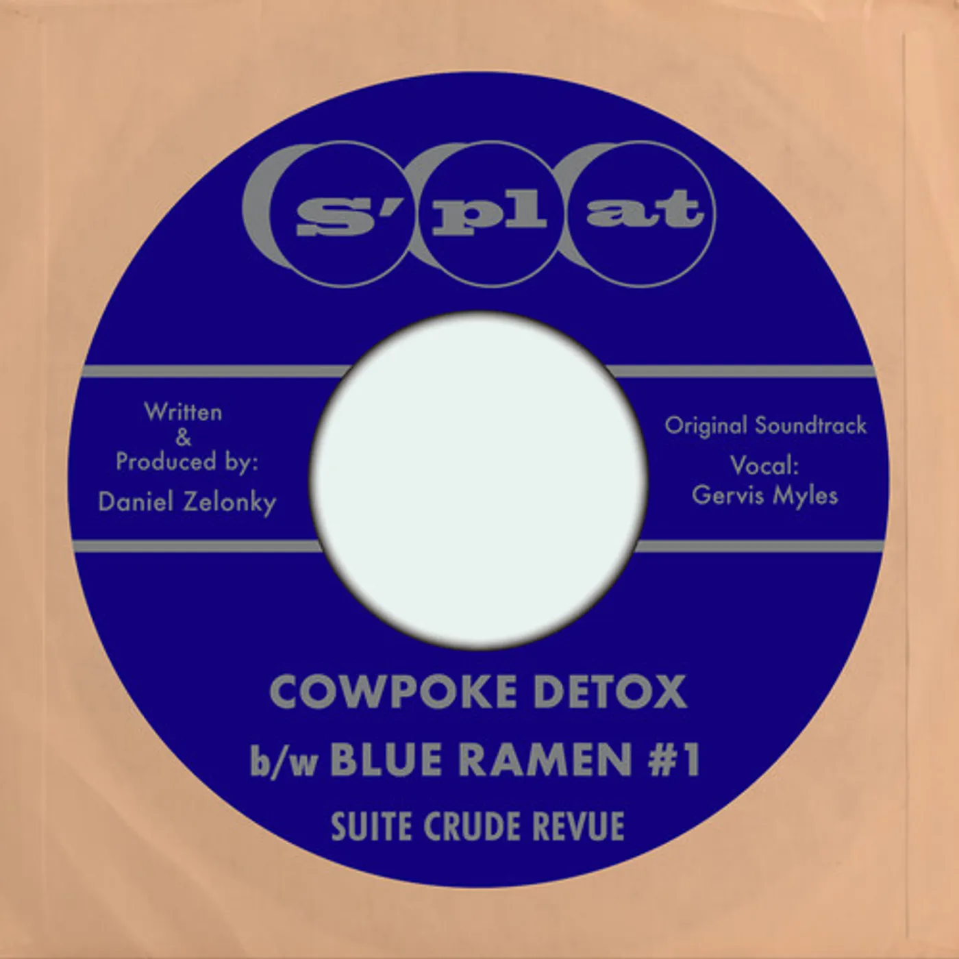 Suite Crude Revue OWPOKE DETOX B/W BLUE RAMEN 1 - Original Soundtrack Vinyl Record