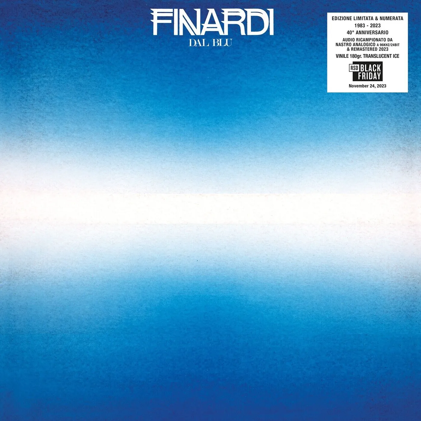 Eugenio Finardi DAL BLU Vinyl Record