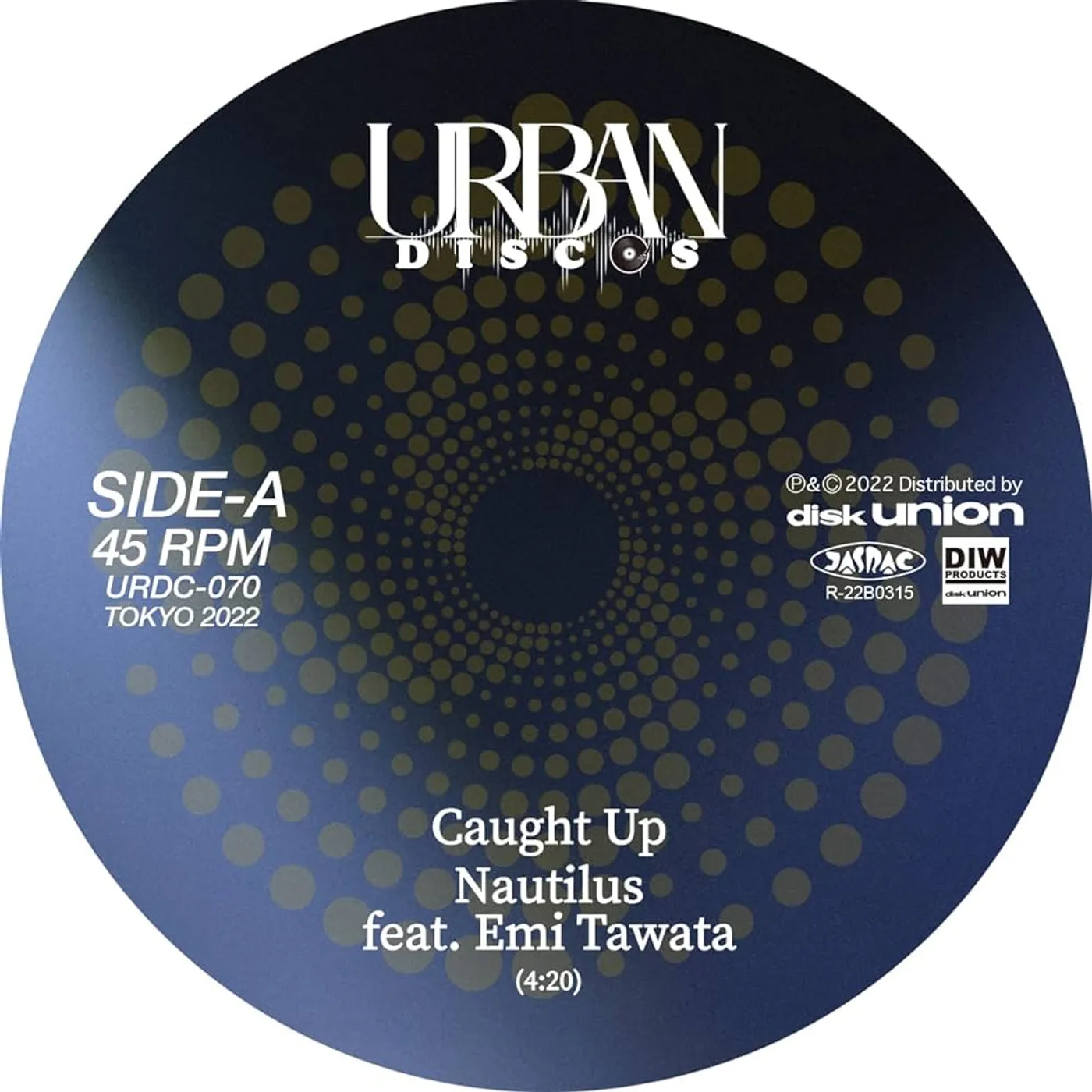 CAUGHT UP (NAUTILUS FEAT. EMI TAWATA) / CAUGHT UP Vinyl Record