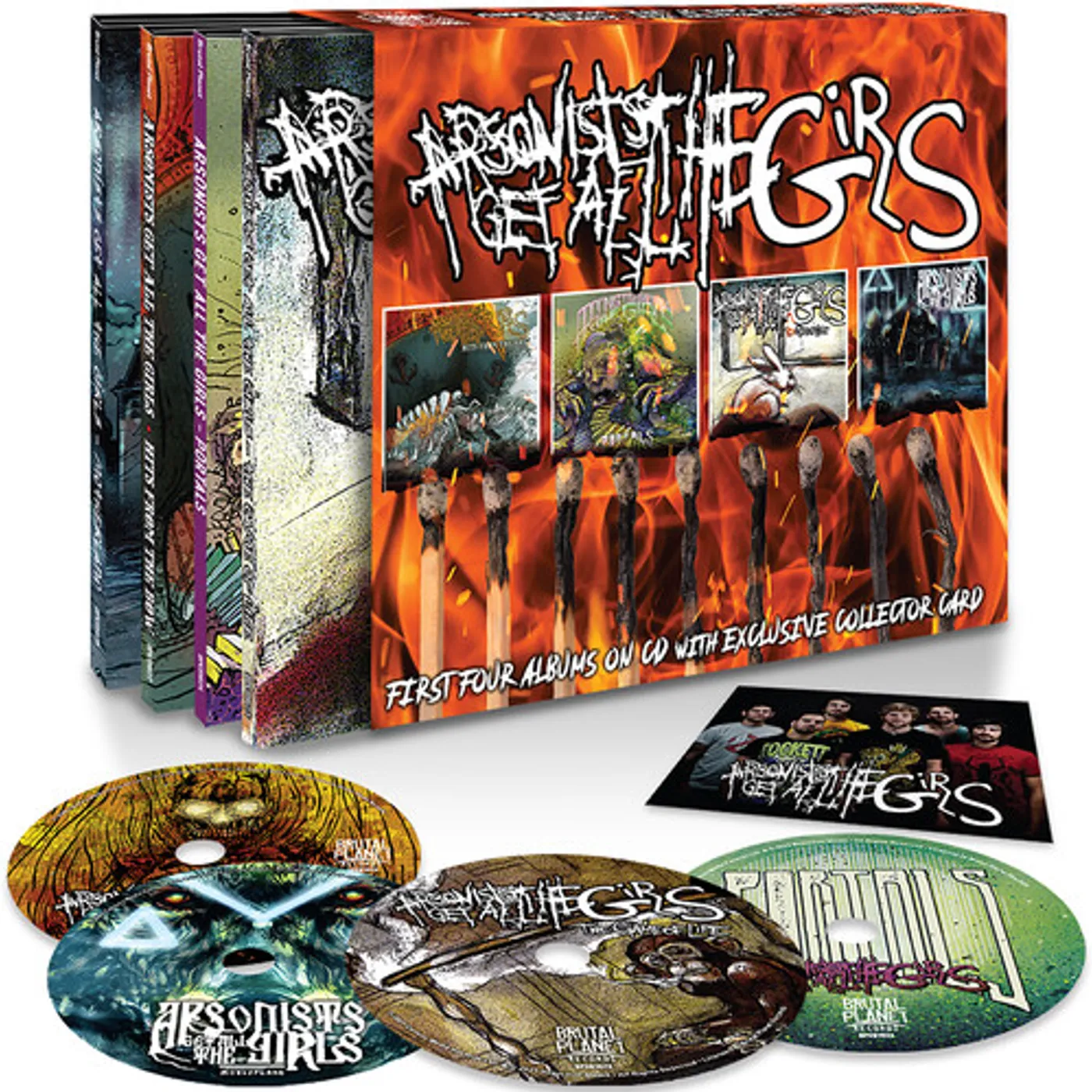 Arsonists Get All The Girls 1ST FOUR ALBUMS CD