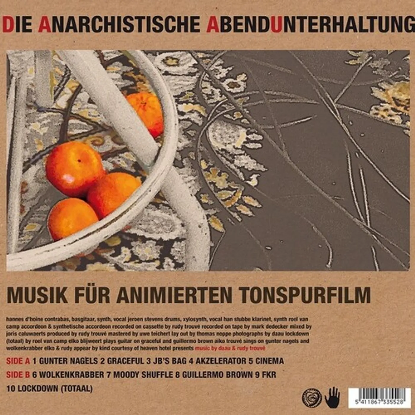 Die Anarchistische Abendunterhaltung MUSIK FUR ANIMIERTEN TONSPURFILM Vinyl Record
