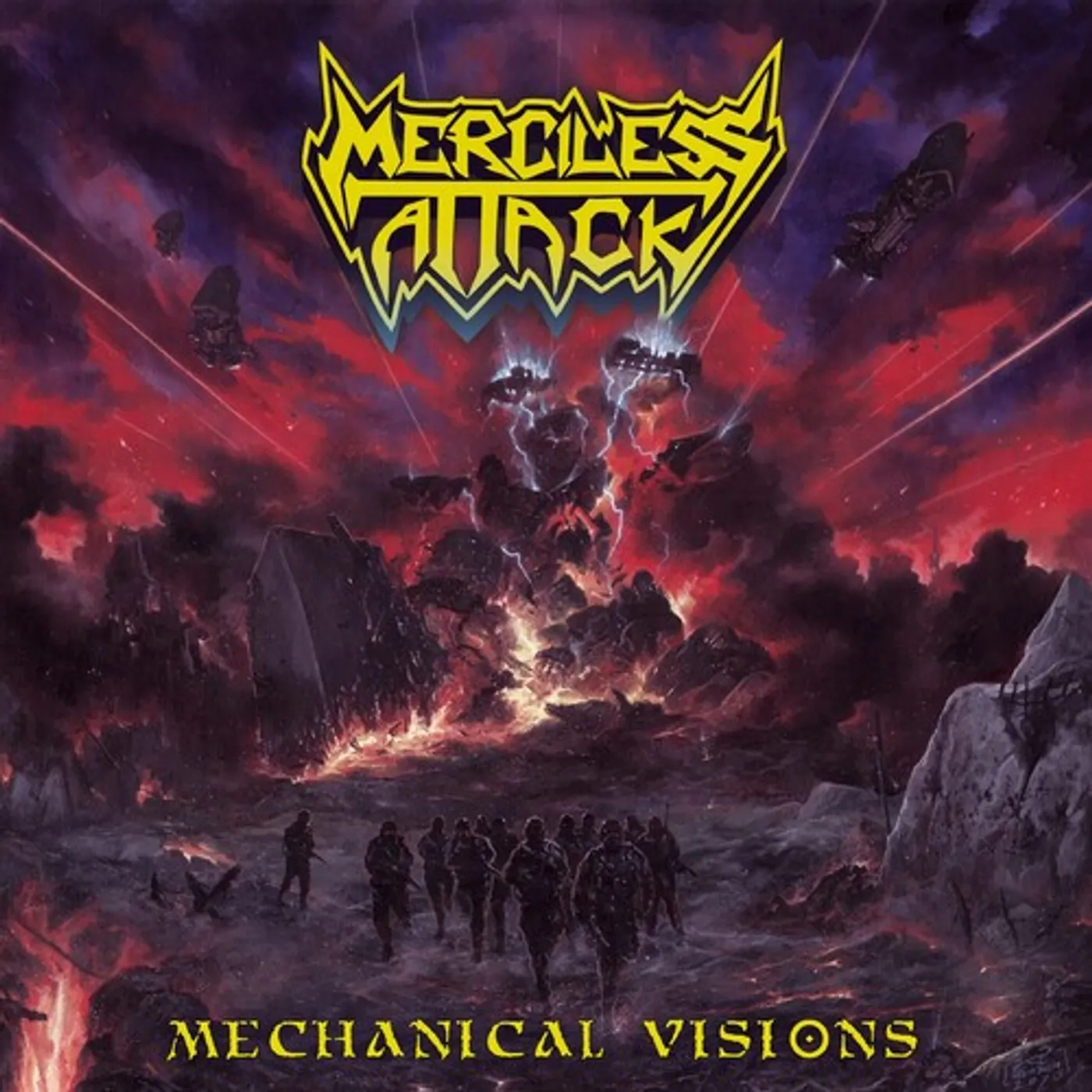 Merciless Attack MECHANICAL VISIONS CD
