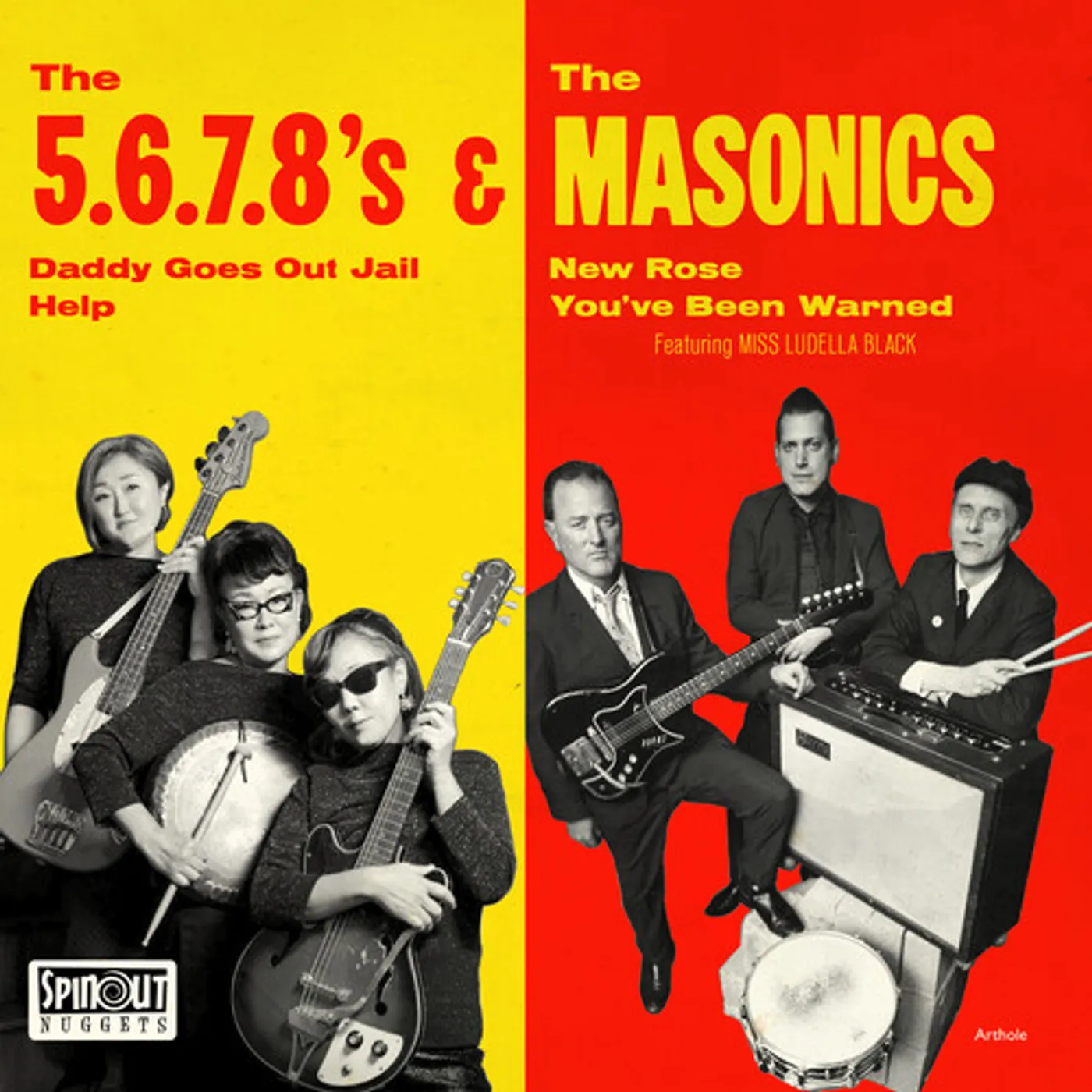 The 5.6.7.8's JAPAN TOUR Vinyl Record