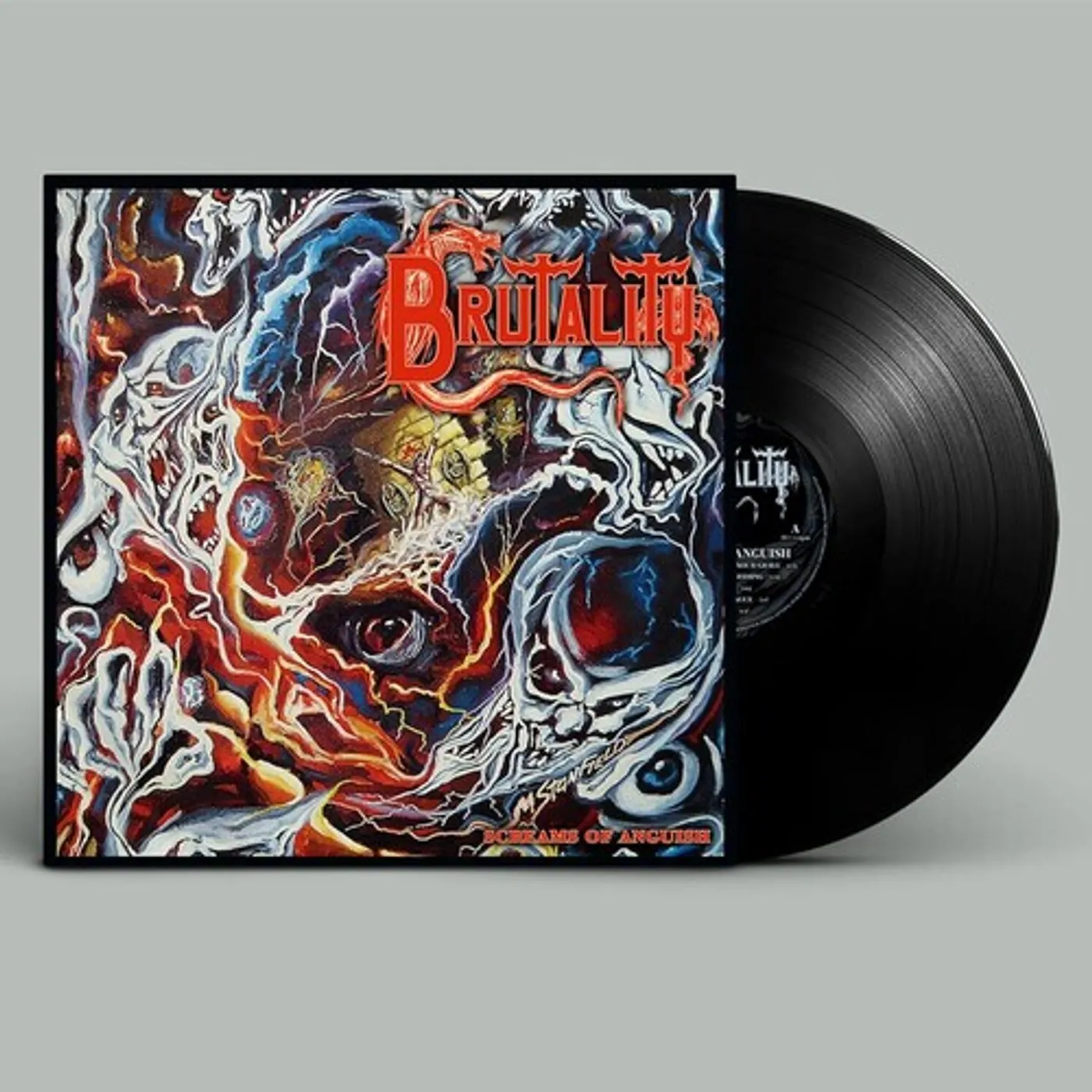 Brutality SCREAMS OF ANGUISH Vinyl Record