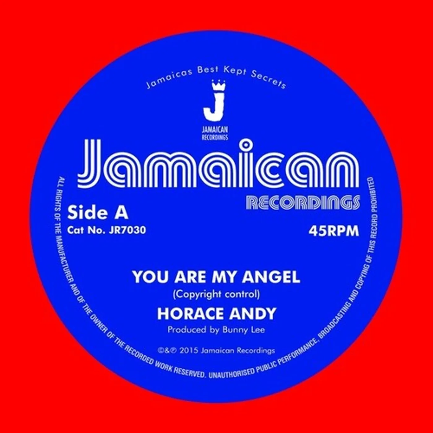 Horace Andy YOU ARE MY ANGEL / VERSION Vinyl Record