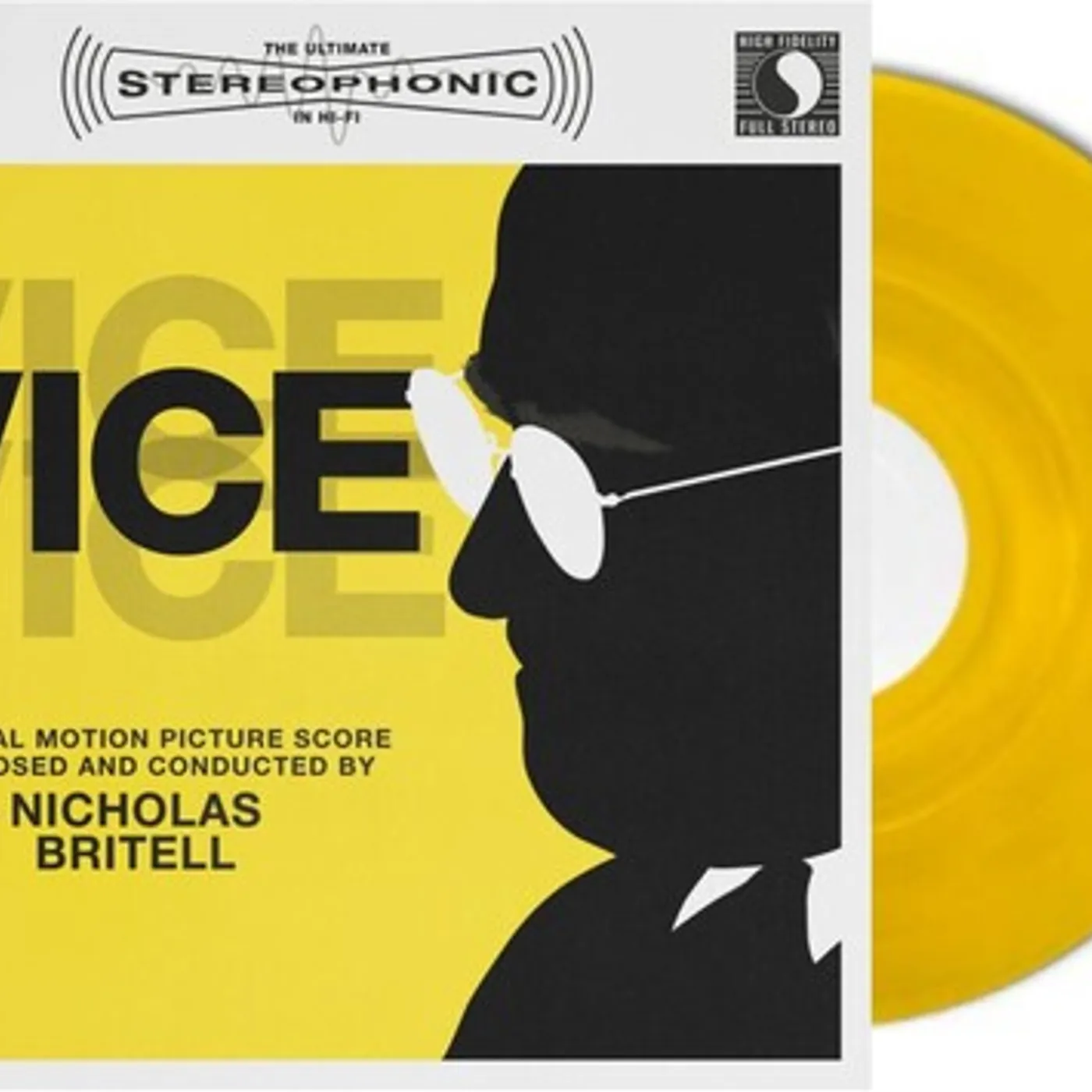 Nicholas Britell VICE - Original Soundtrack (Yellow) Vinyl Record