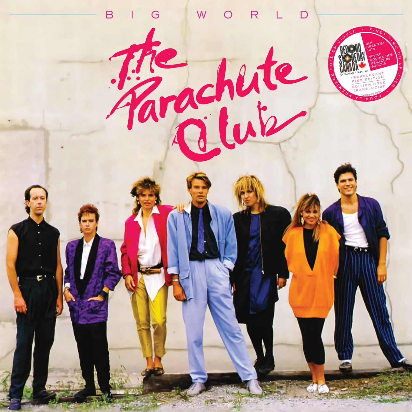Parachute Club BIG WORLD Vinyl Record