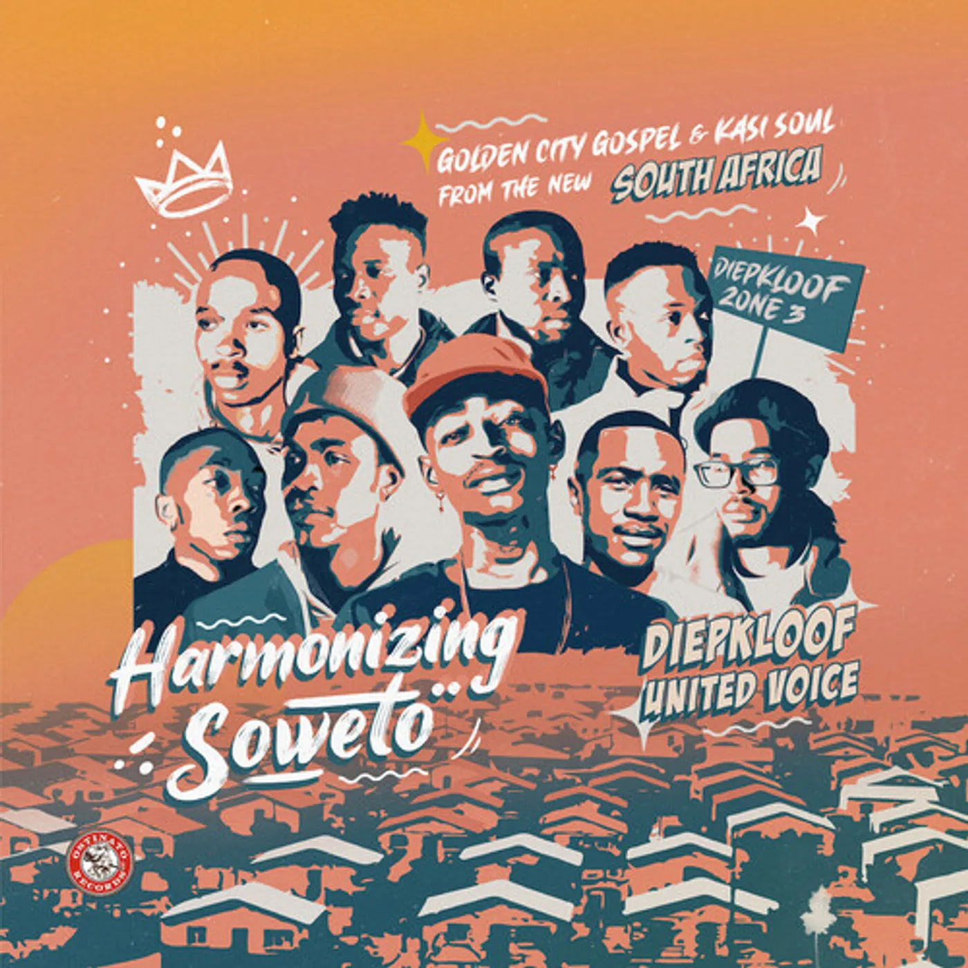 Diepkloof United Voice HARMONIZING SOWETO: GOLDEN CITY GOSPEL & KASI SOUL Vinyl Record