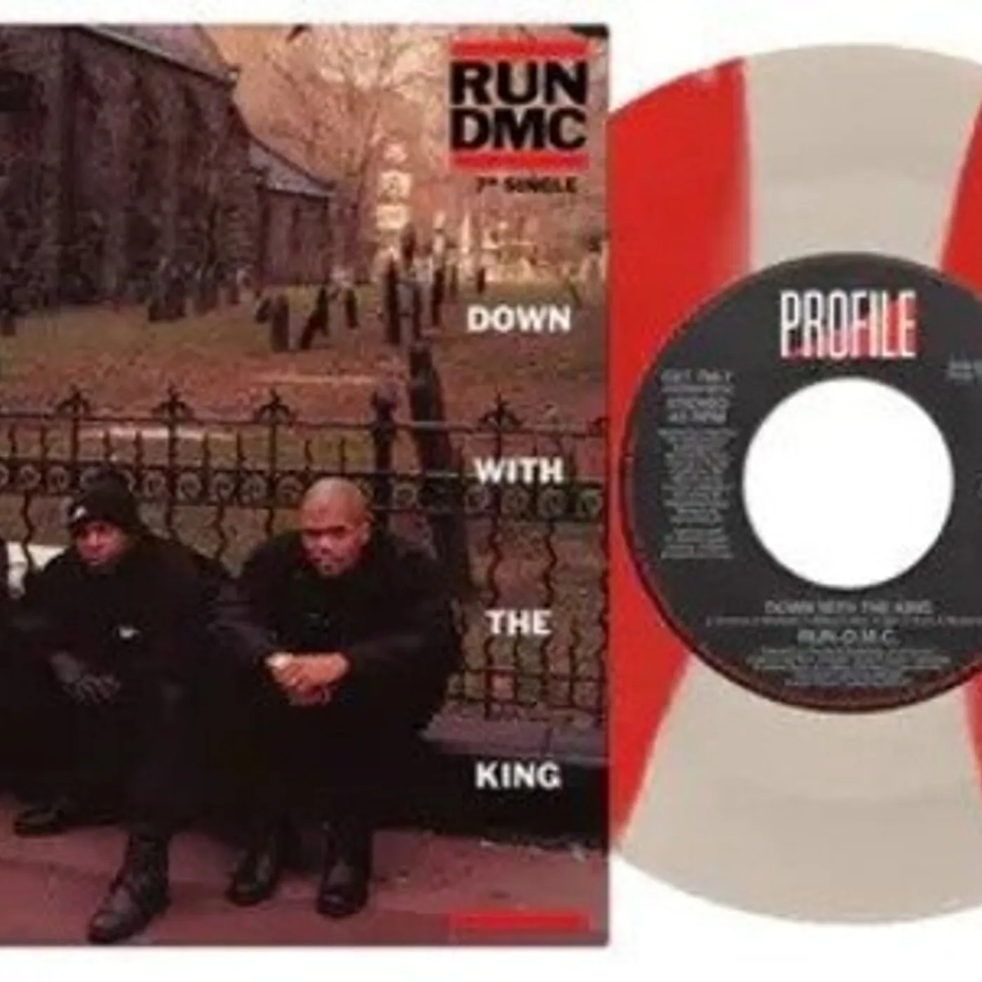 Run DMC DOWN WITH THE KING / COME ON EVERYBODY Vinyl Record