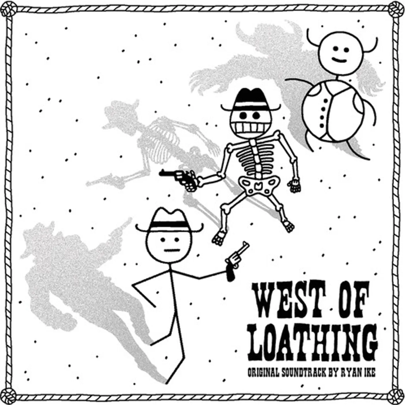 Ryan Ike WEST OF LOATHING - Original Soundtrack Vinyl Record
