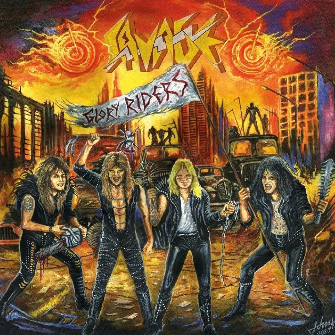 Savage GLORY RIDERS Vinyl Record