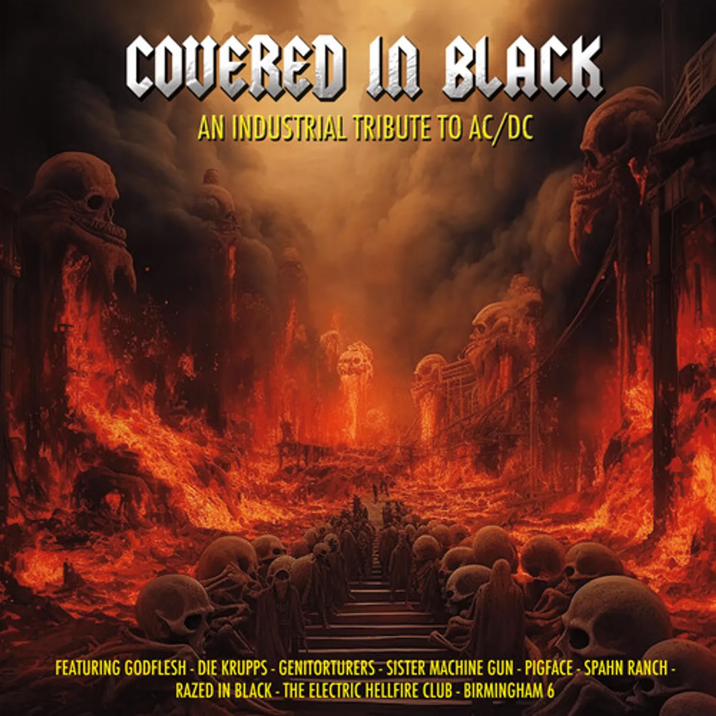 Covered In Black Industrial Tribute To Ac / Dc / Var COVERED IN BLACK INDUSTRIAL TRIBUTE TO AC/DC / VAR Vinyl Record