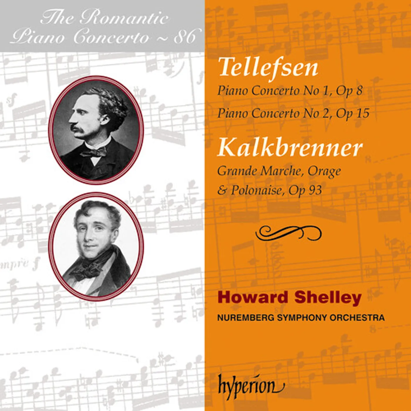 Howard Shelley TELLEFSEN & KALKBRENNER: PIANO CONCERTOS CD