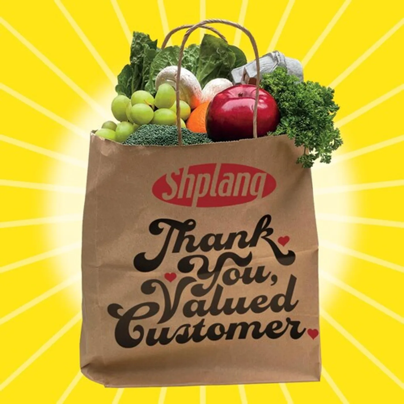 Shplang THANK YOU VALUED CUSTOMER CD