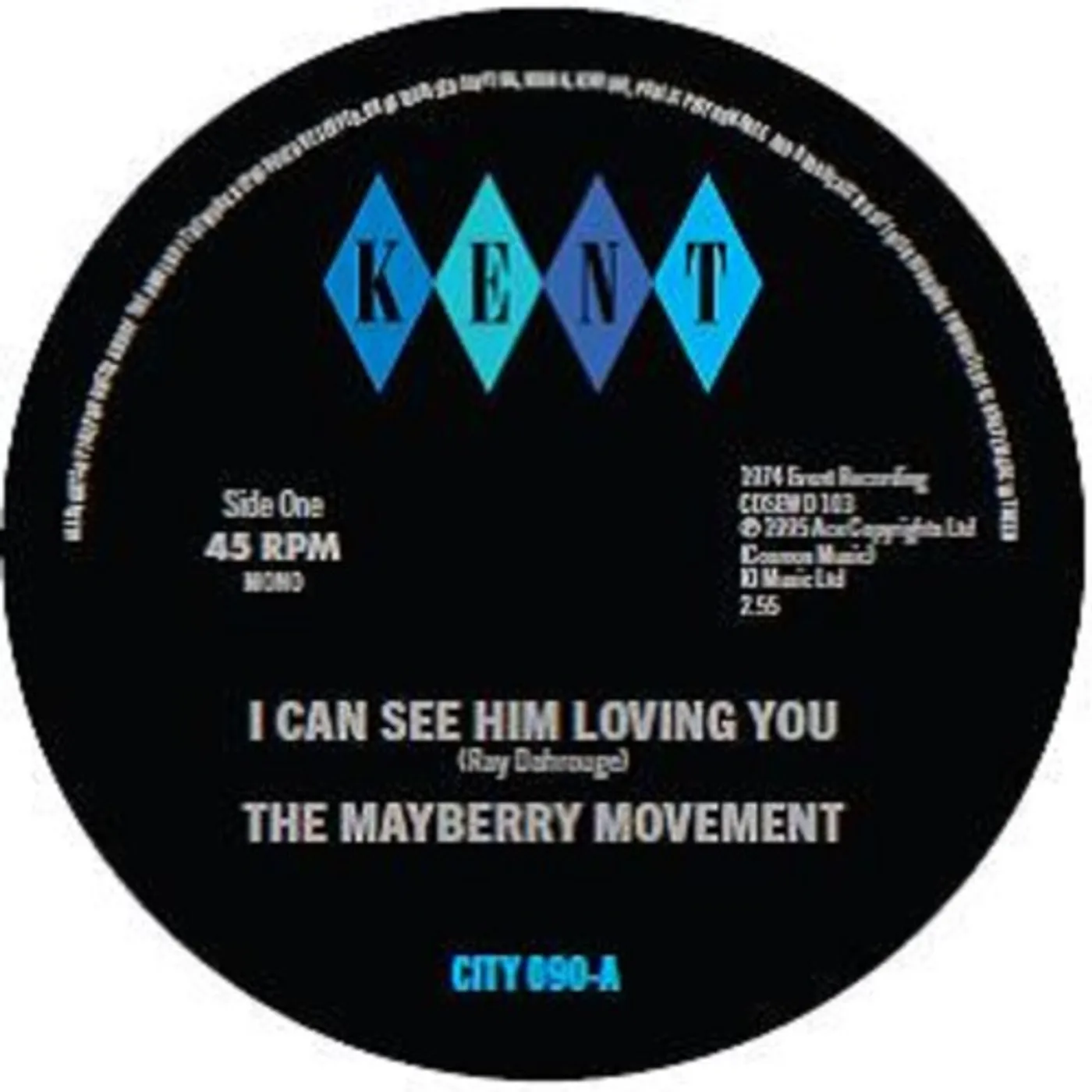 The Mayberry Movement I CAN SEE HIM LOVING YOU / WHAT DID I DO WRONG Vinyl Record