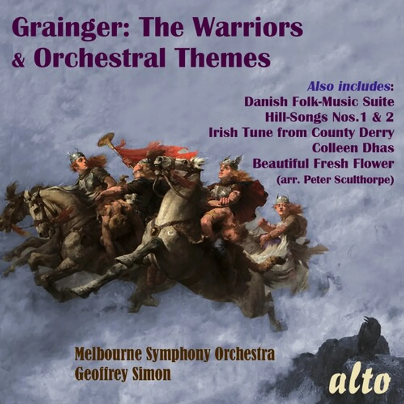 Melbourne Symphony Orchestra / Geoffrey Simon PERCY GRAINGER: WARRIORS & OTHER ORCHESTRAL WORKS CD
