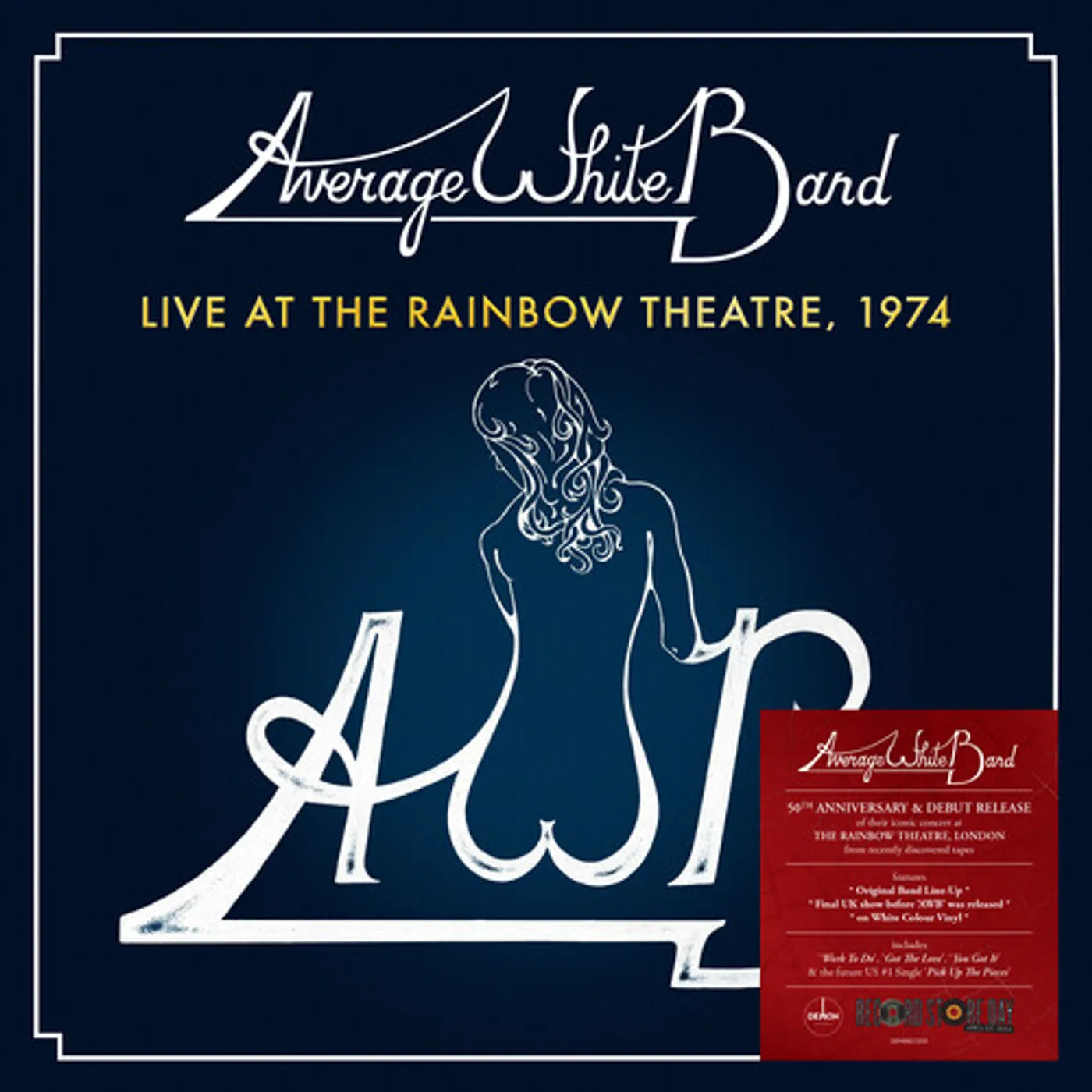 Average White Band Live At The Rainbow Theatre 1974 Vinyl Record