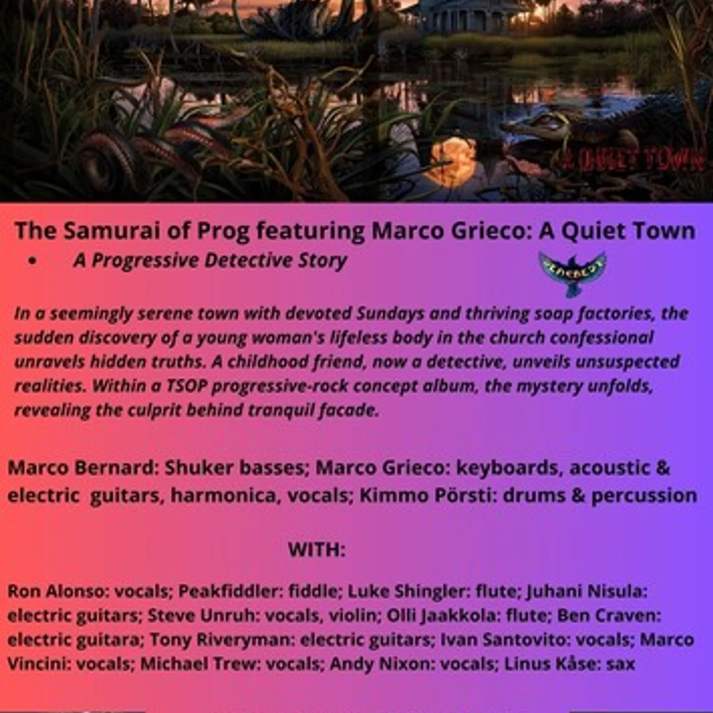 Samurai Of Prog / Marco Grieco QUIET TOWN CD