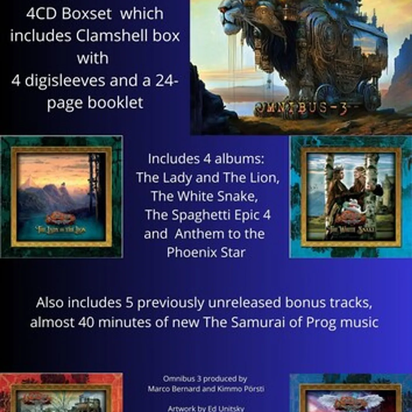 The Samurai Of Prog OMNIBUS 3 CD