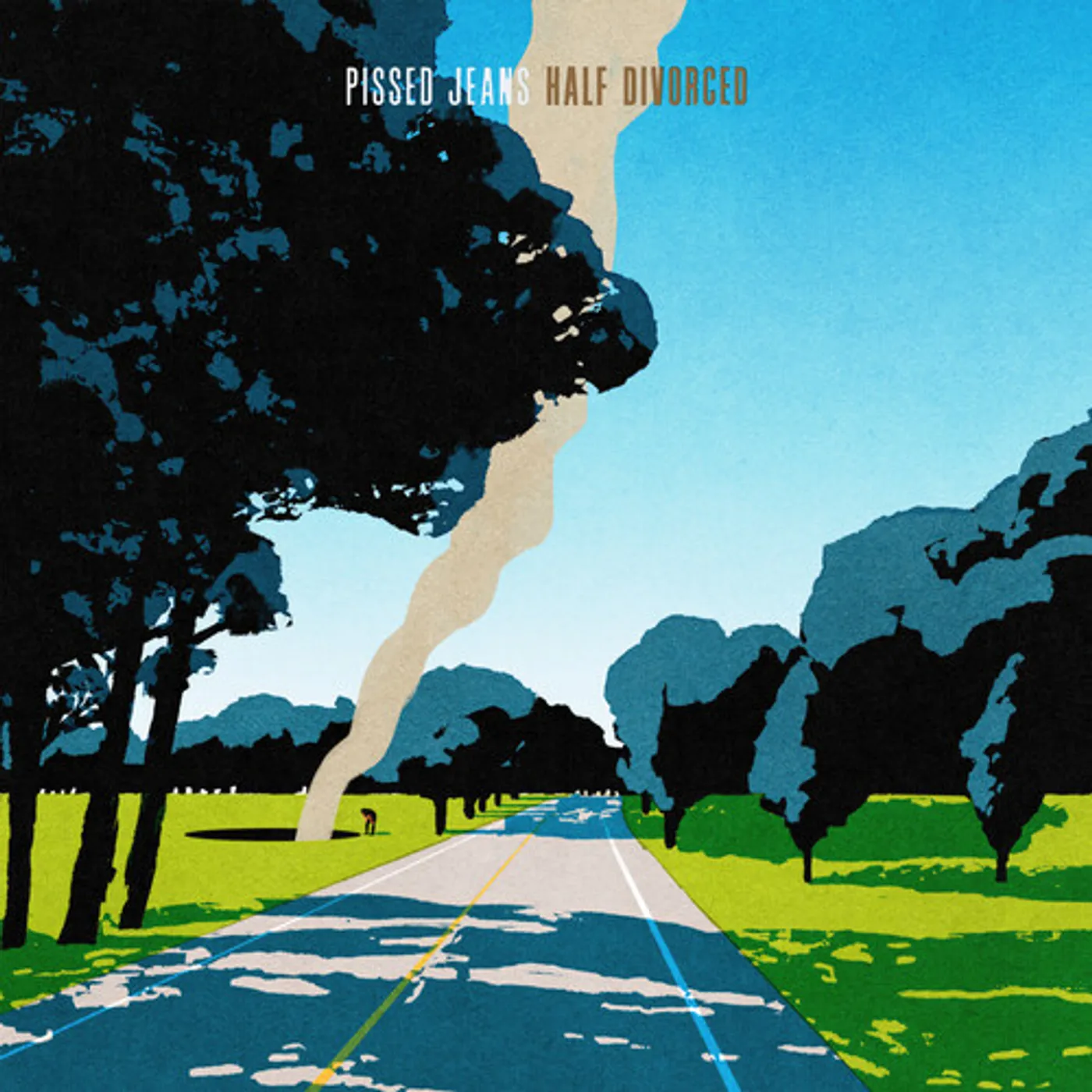 Pissed Jeans Half Divorced - Spotify Green Vinyl Record