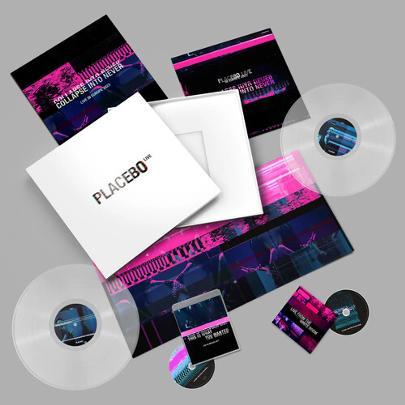 Placebo Live (Clear/Box Set) Vinyl Record