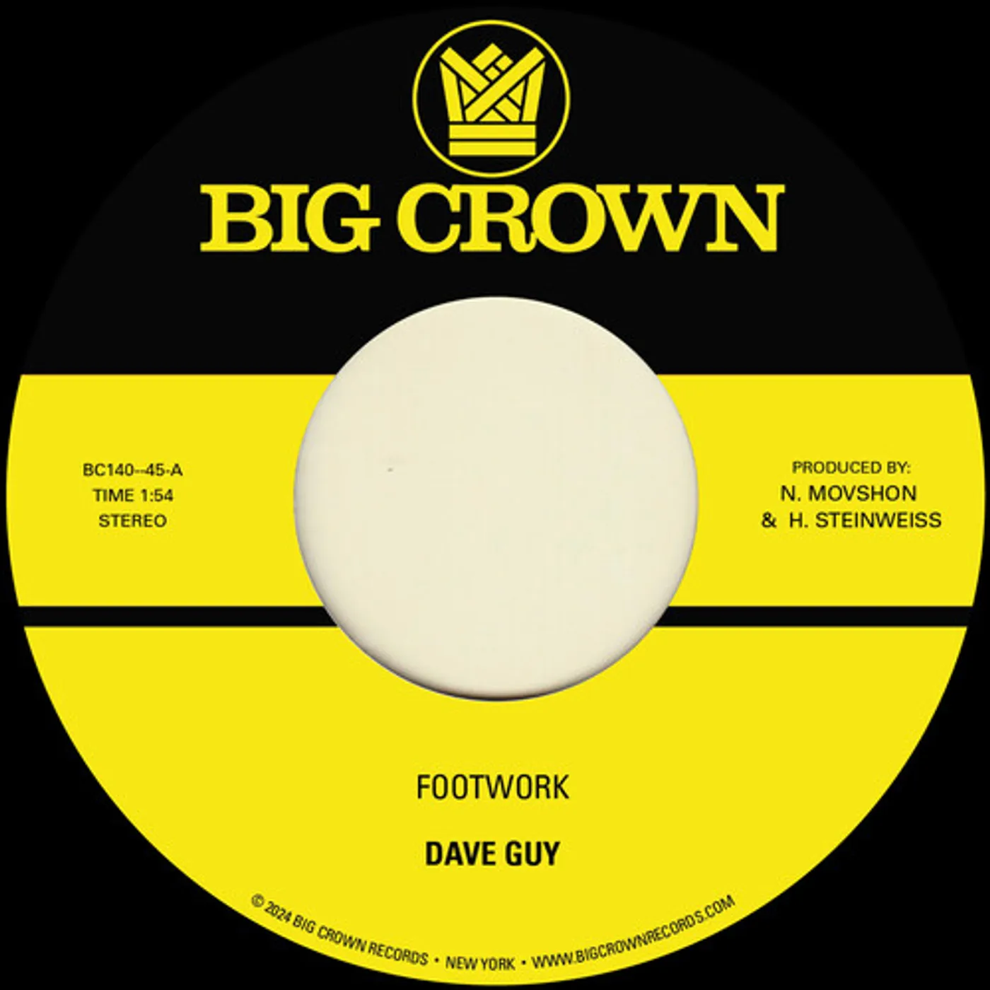 Dave Guy Footwork / Morning Glory Vinyl Record