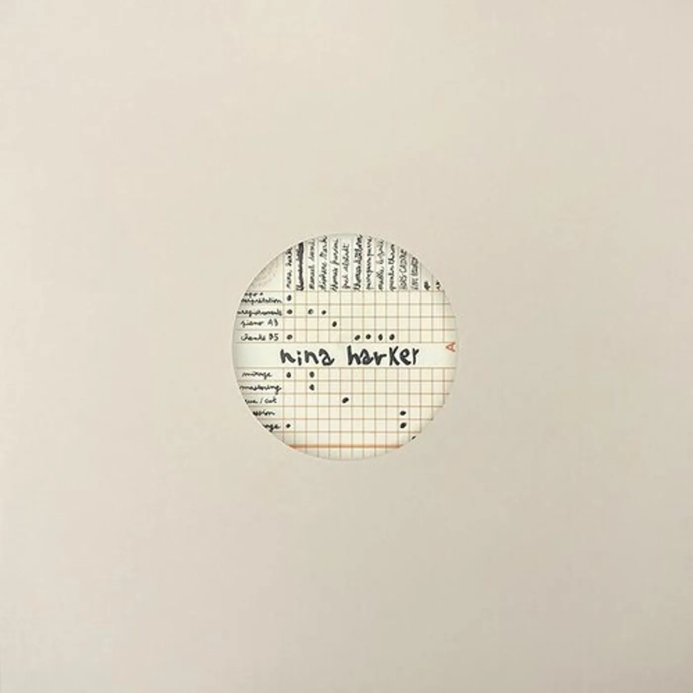  Nina Harker Vinyl Record