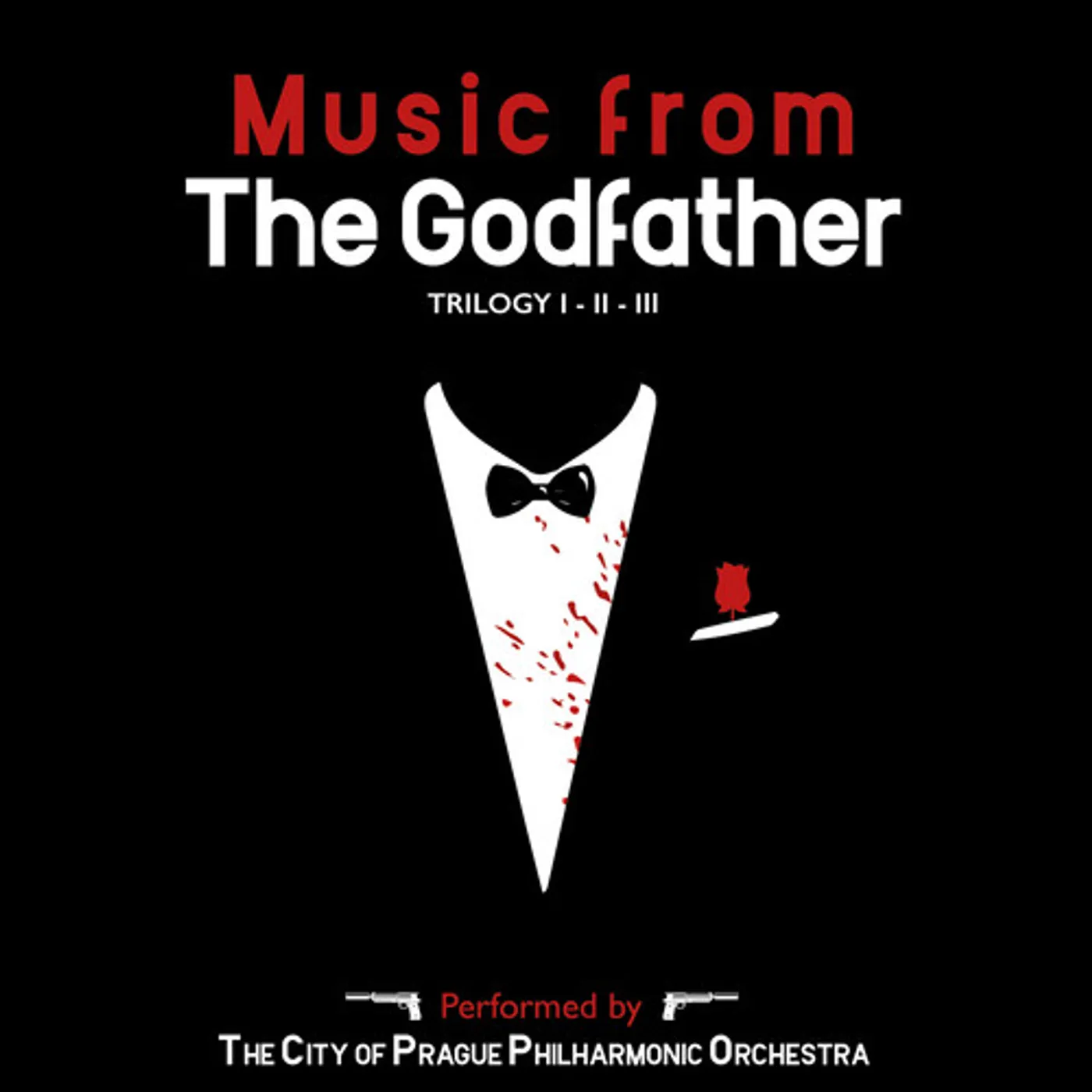 The City of Prague Philharmonic Orchestra Godfather Trilogy I - II - III (White, Black, Splatter) Vinyl Record