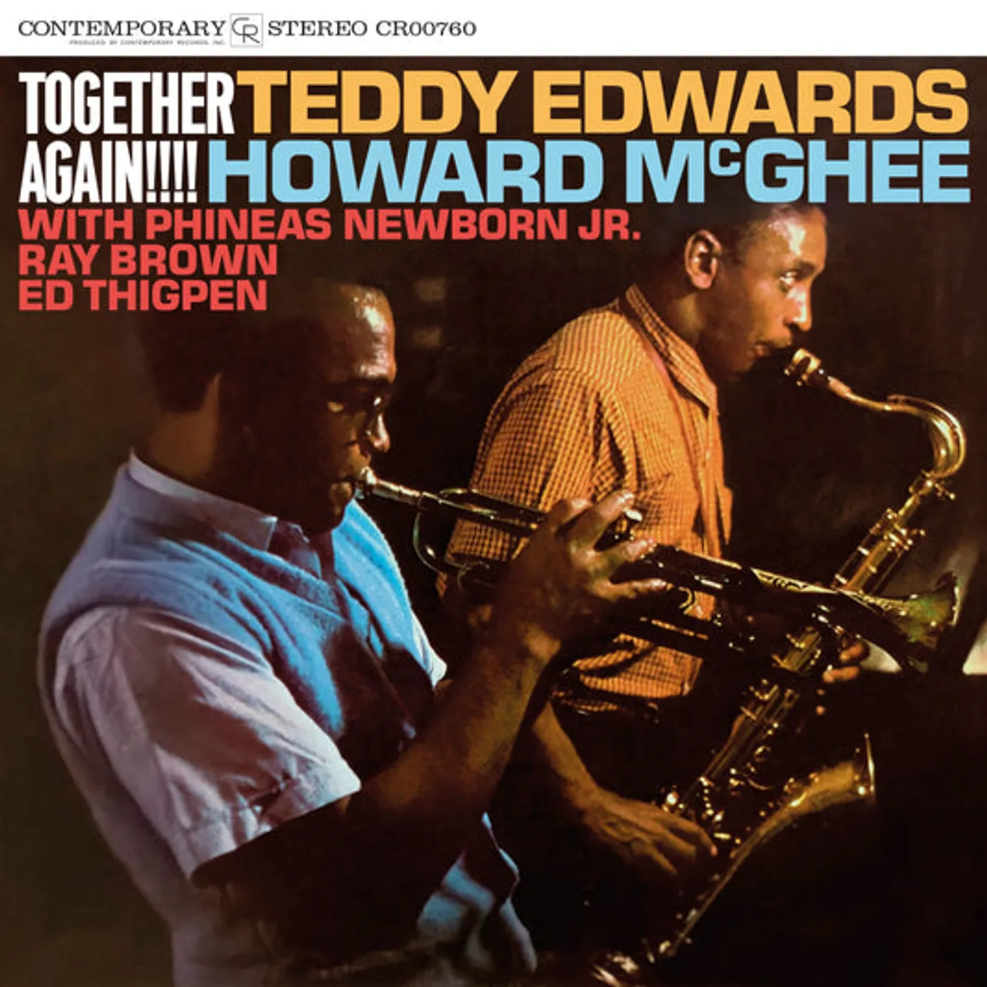 Howard McGhee & Teddy Edwards Together Again (Contemporary Records Acoustic) Vinyl Record
