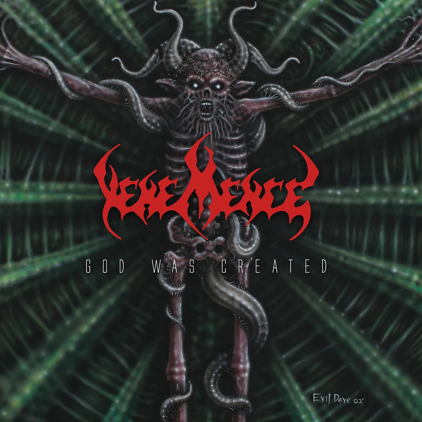 Vehemence GOD WAS CREATED Vinyl Record
