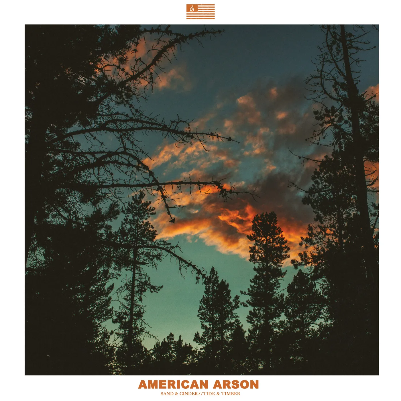 American Arson SAND & CINDER TIDE & TIMBER Vinyl Record