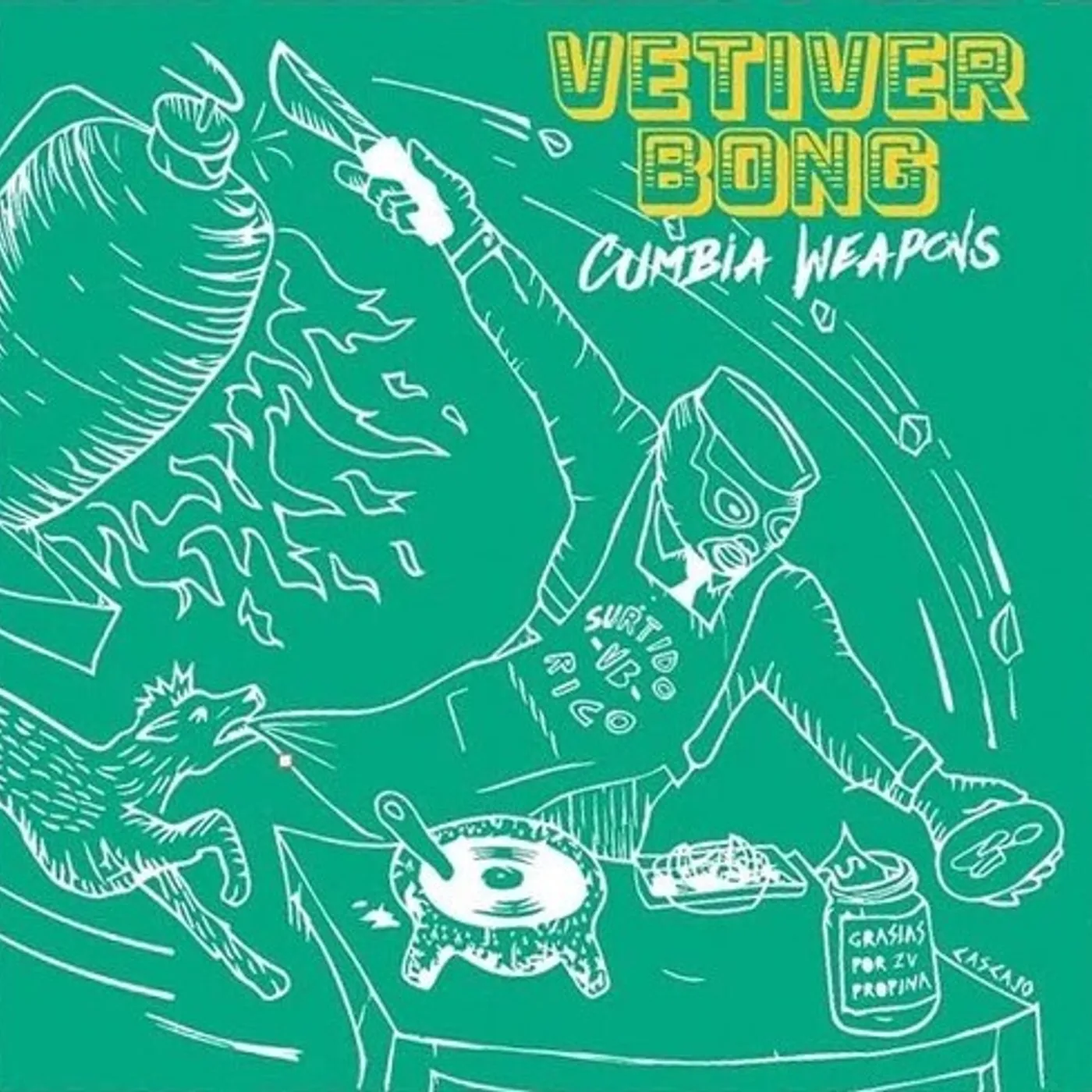 Vetiver Bong CUMBIA WEAPONS Vinyl Record