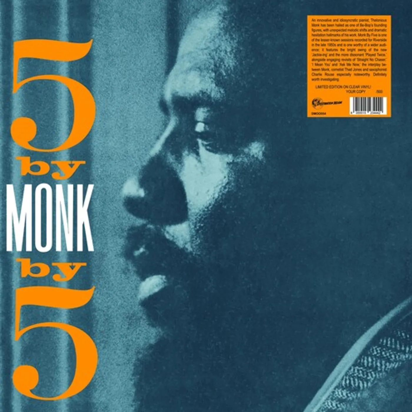 Thelonious Monk 5 By Monk By 5 Vinyl Record