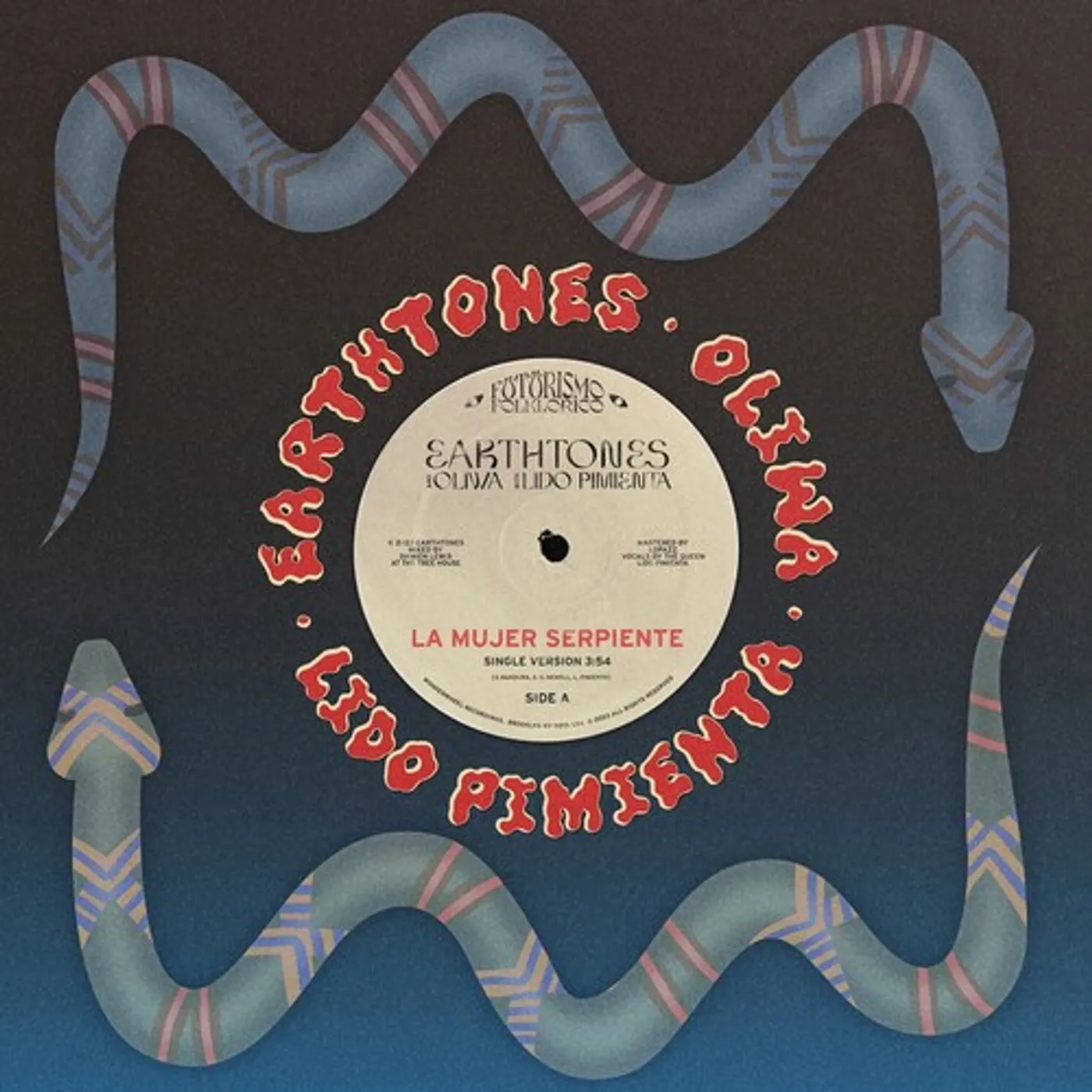 Earthtones LA MUJER SERPIENTE B/W SELAM Vinyl Record