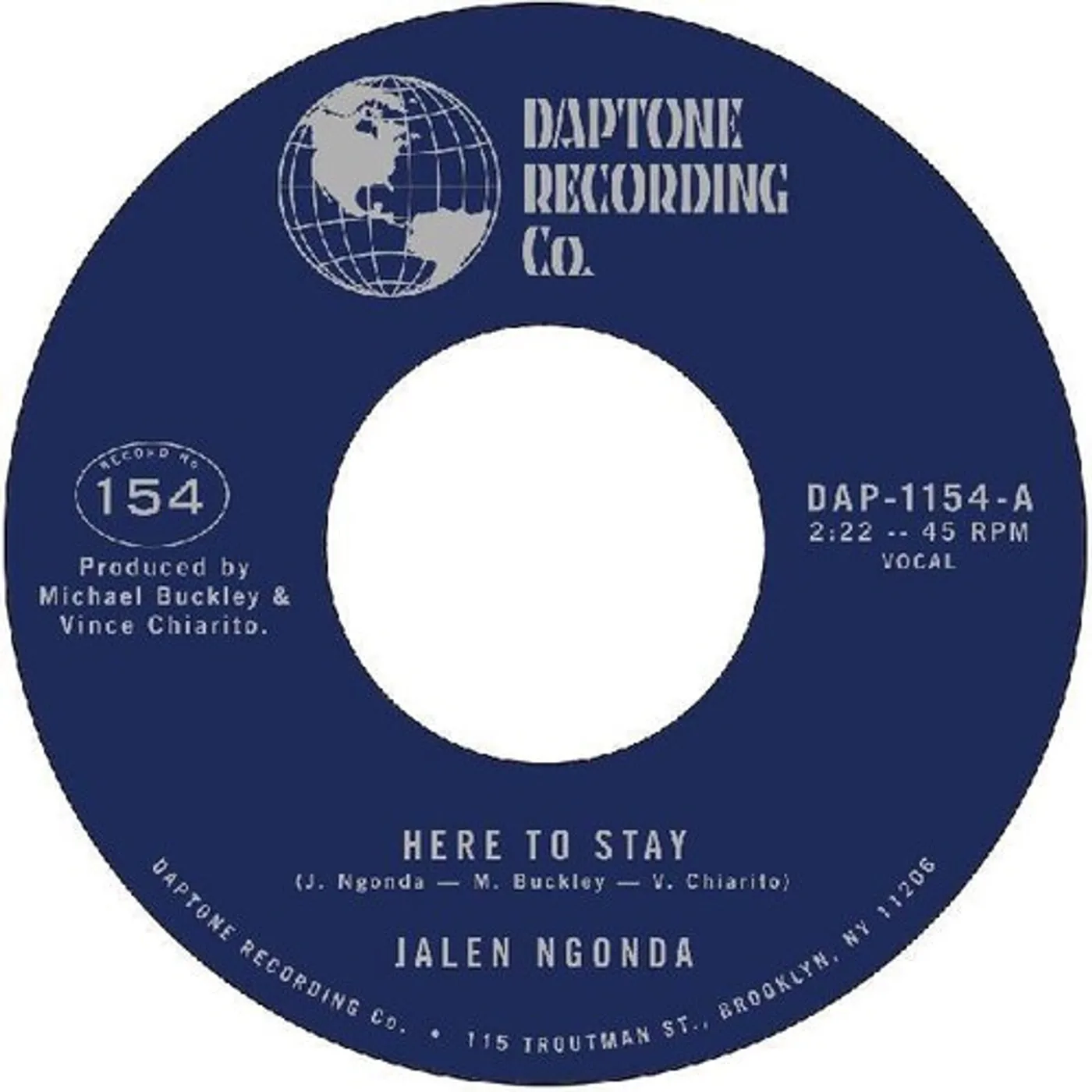 Jalen Ngonda HERE TO STAY / IF YOU DON'T WANT MY LOVE Vinyl Record