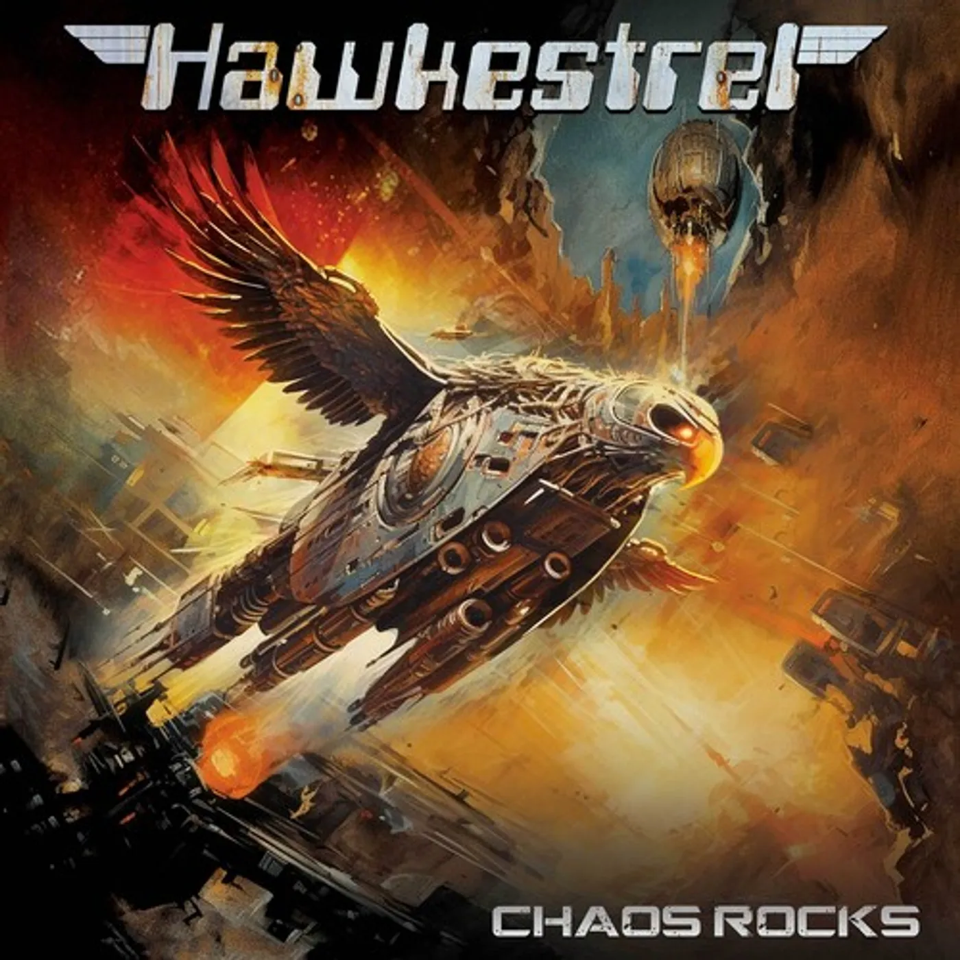 Hawkestrel Chaos Rocks (Red Marble) Vinyl Record