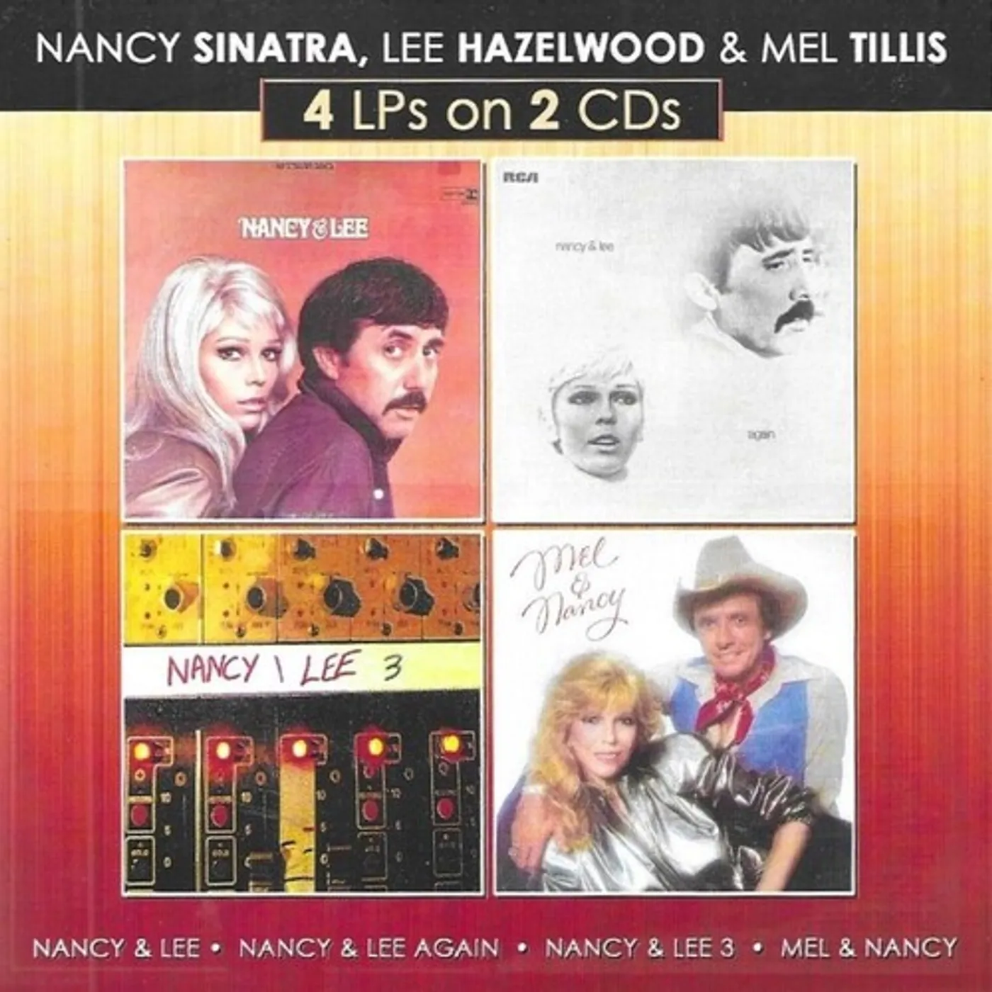 Nancy Sinatra And Lee Hazlewood 4 LPS ON 2 CDS CD