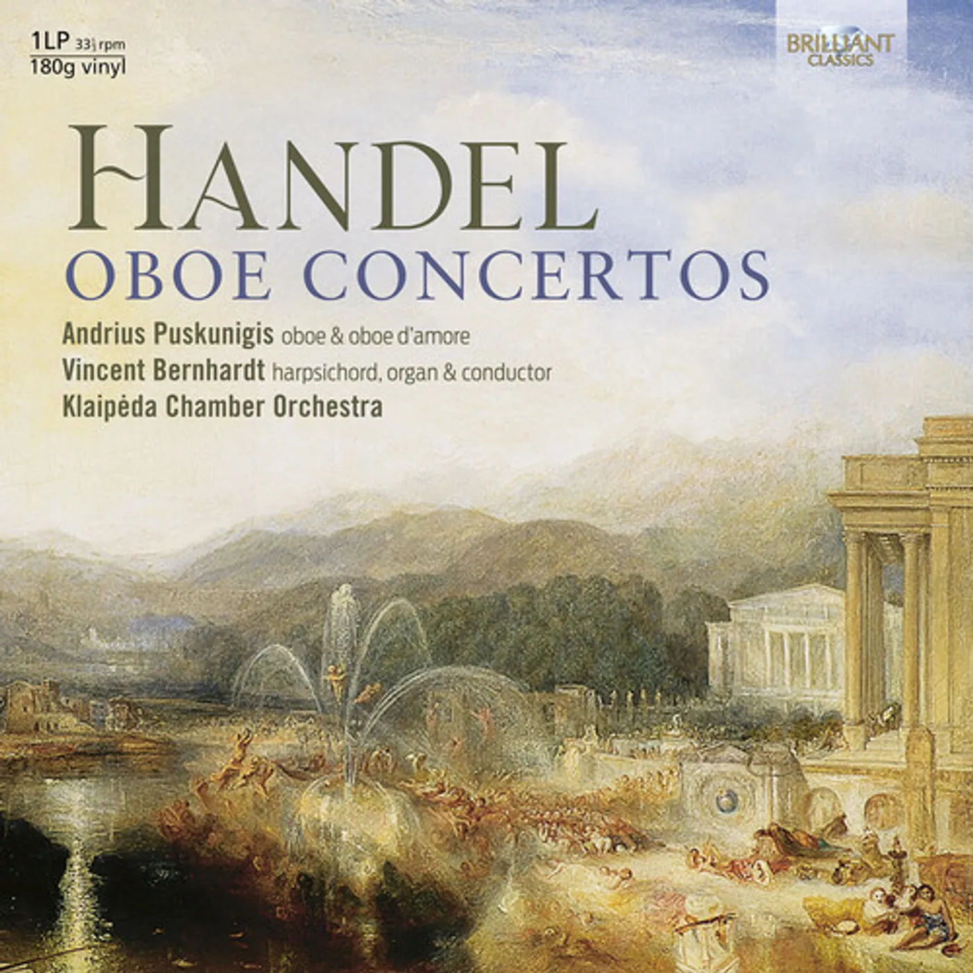 Handel / Puskunigis / Klaipeda Chamber Orchestra Oboe Concertos (180G) Vinyl Record