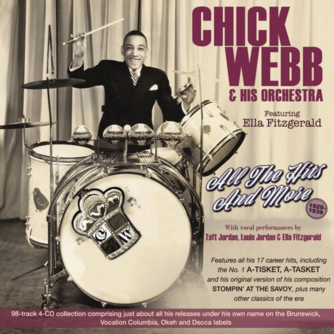 Chick Webb and His Orchestra ALL THE HITS AND MORE 1929-39 CD
