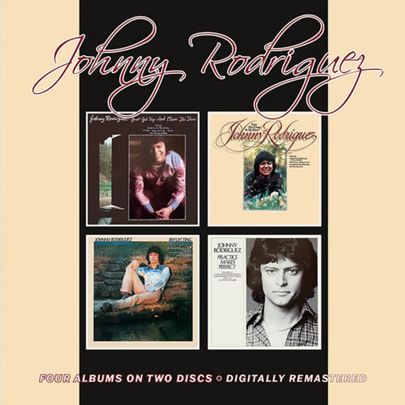 Johnny Rodriguez JUST GET UP & CLOSE / LOVE PUT A SONG / REFLECTIN CD