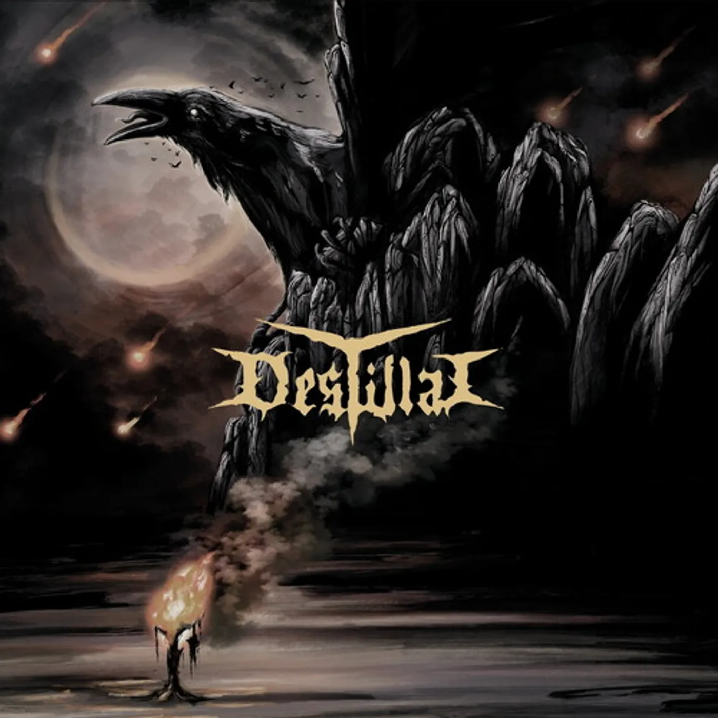 DESTILLAT UNDER BLACK HORIZONS CD
