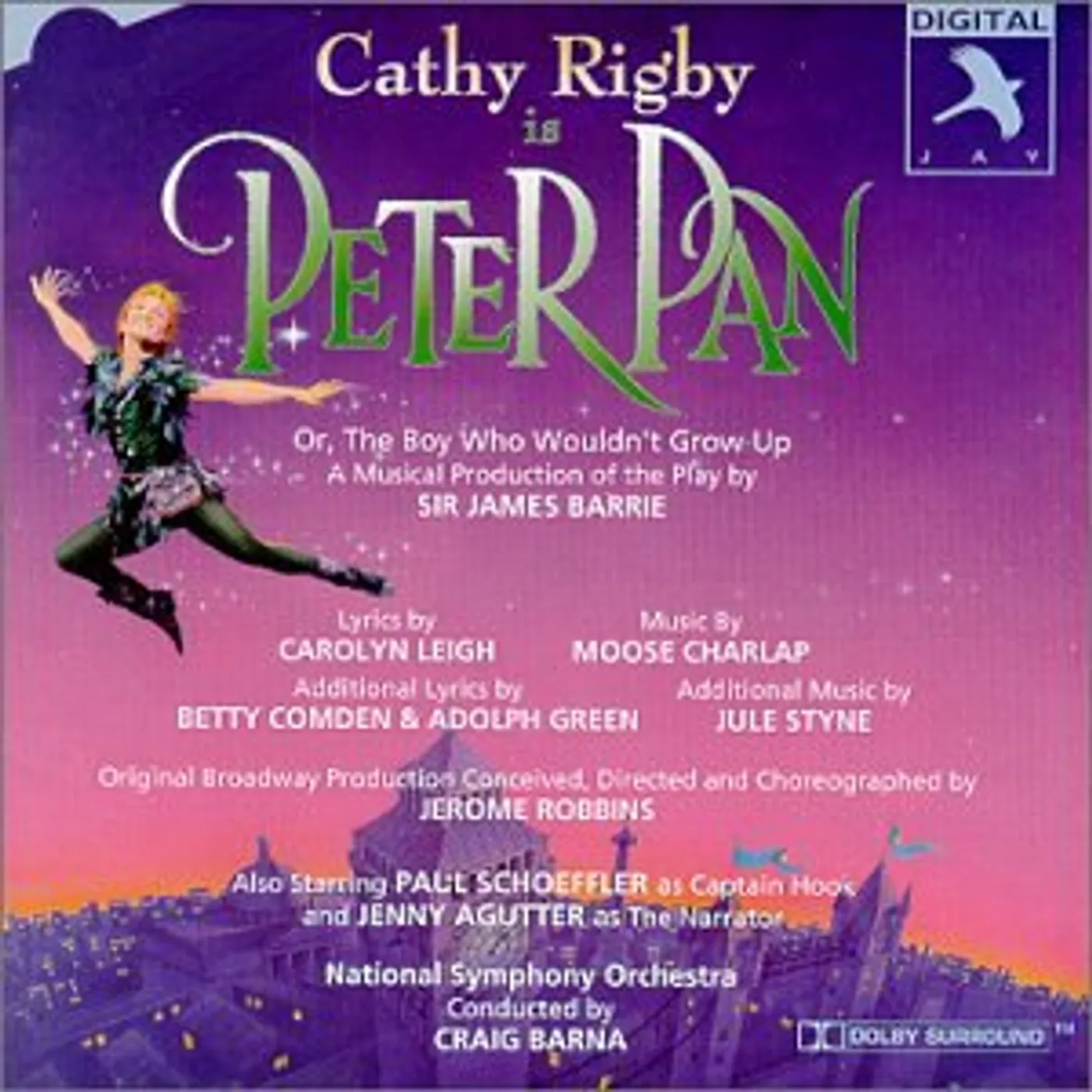 CATHY RIGBY & THE ORIGINAL STUDIO CAS PETER PAN CD