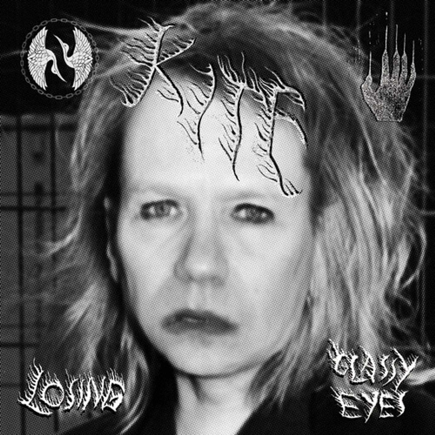 Kite Losing / Glassy Eyes Vinyl Record - Black 7" Vinyl Record