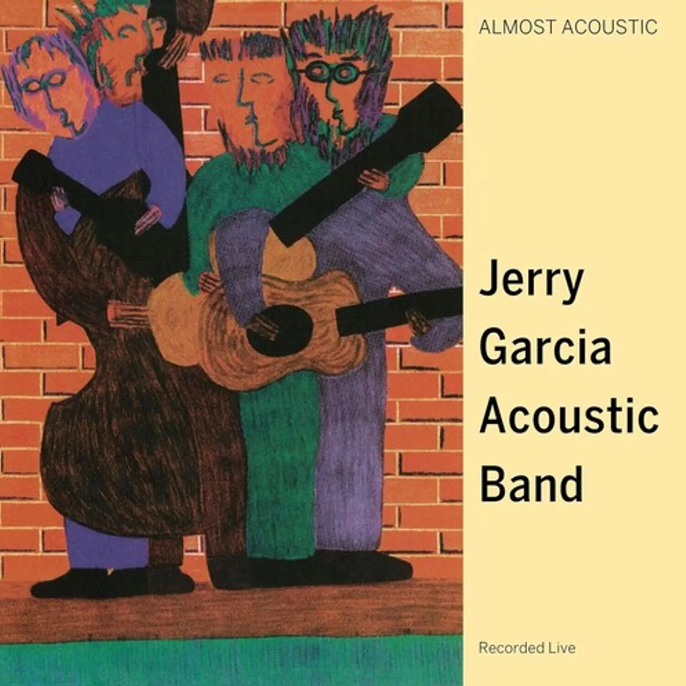 Jerry Garcia Almost Acoustic (2LP) Vinyl Record