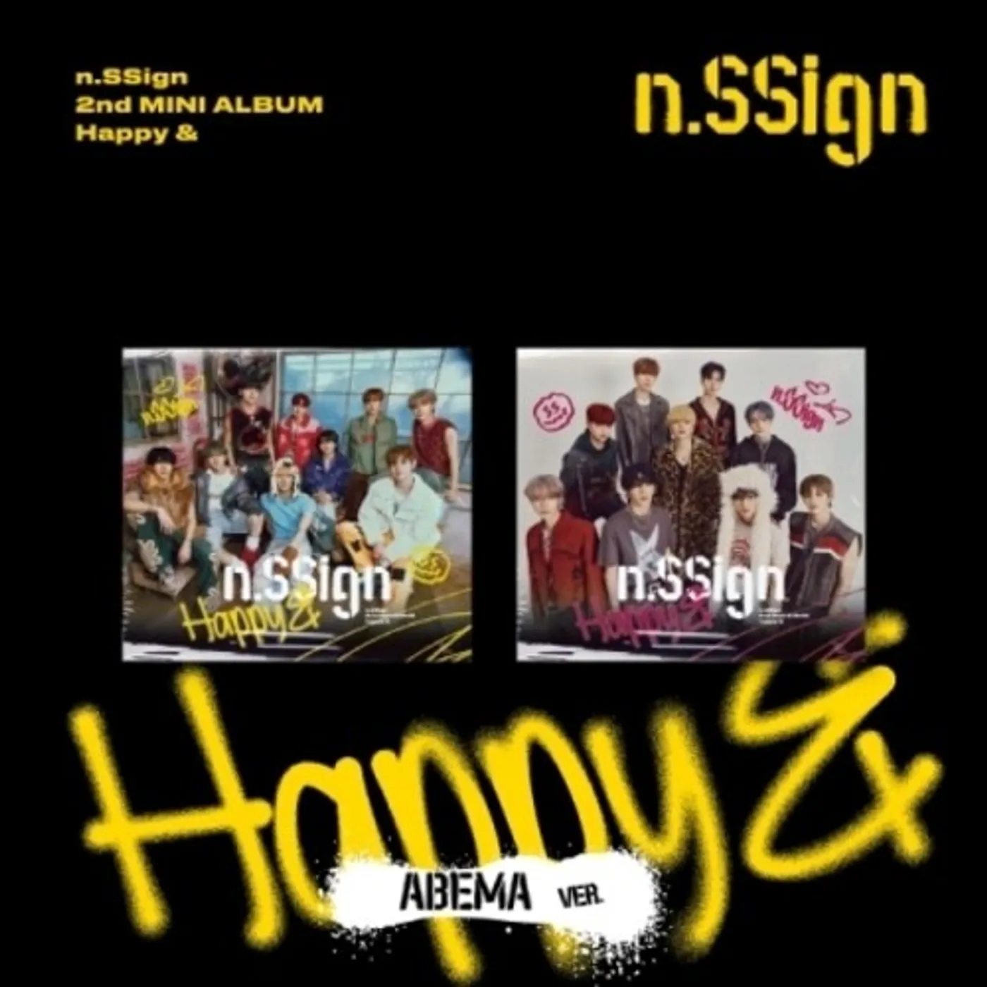 n.SSign HAPPY & - ABEMA #1 VERSION - RANDOM COVER CD