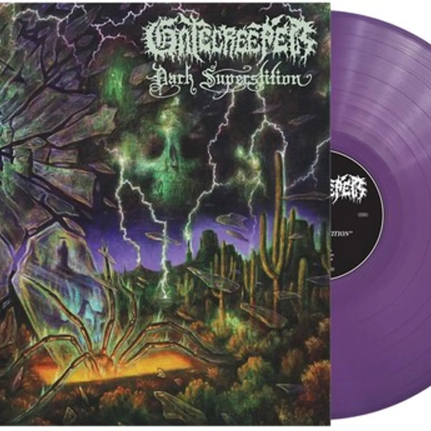 Gatecreeper DARK SUPERSTITION - PURPLE Vinyl Record