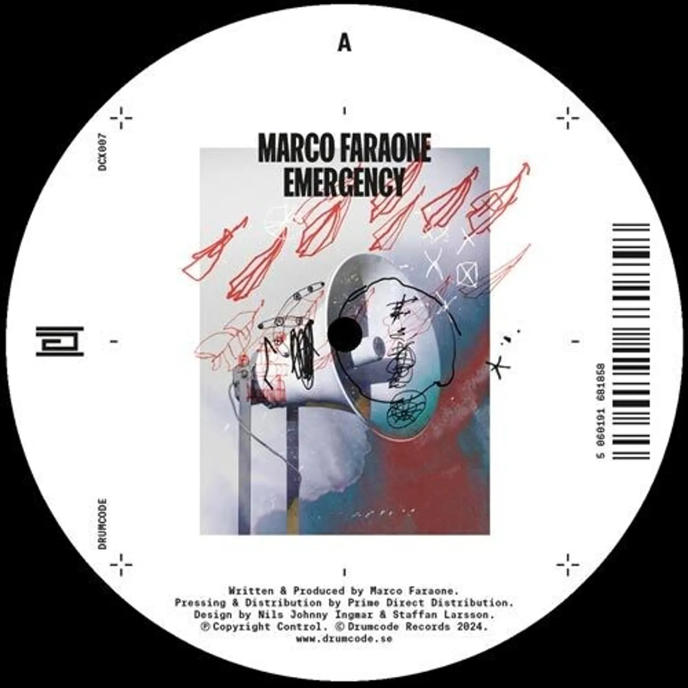 Marco Faraone EMERGENCY Vinyl Record