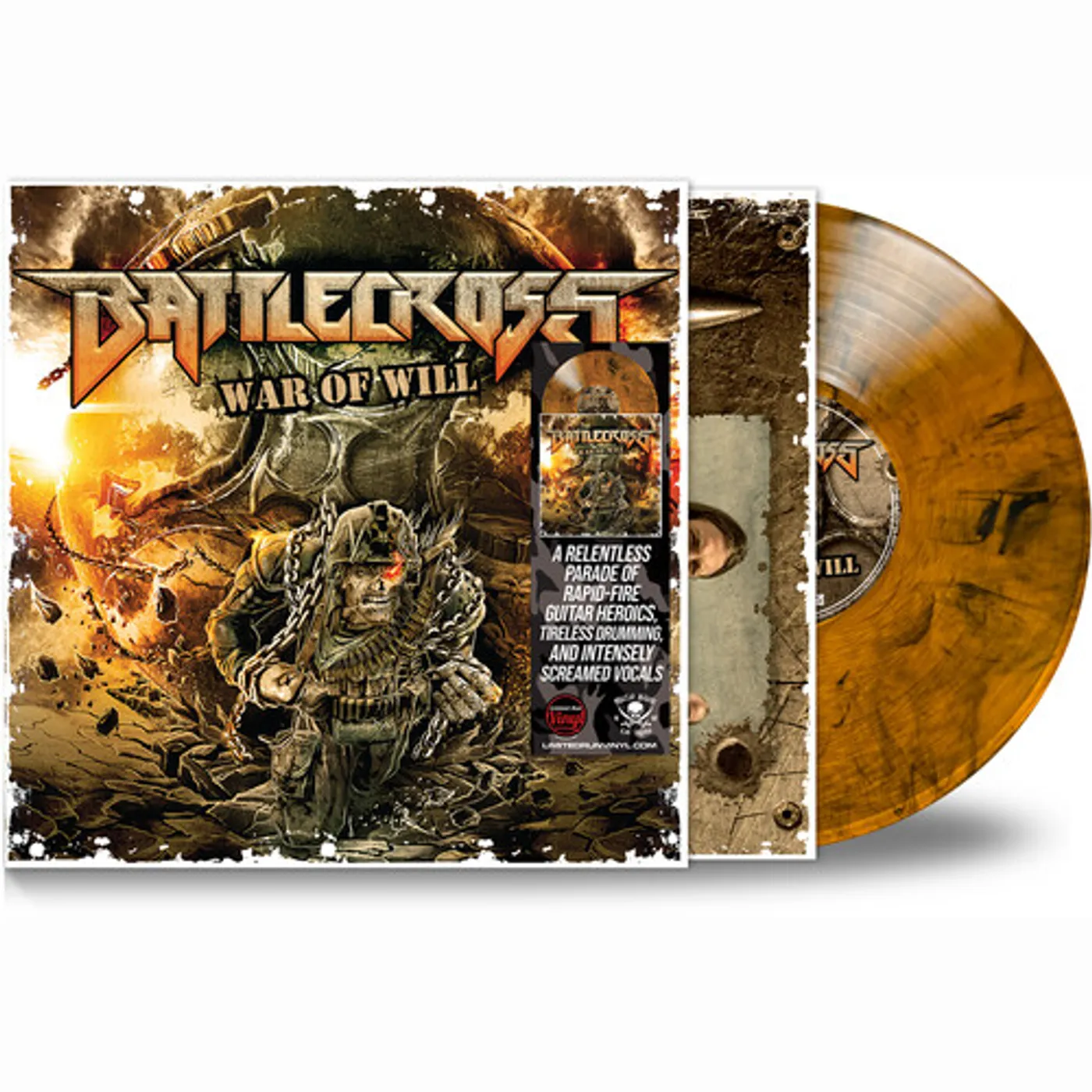 Battlecross WAR OF WILL Vinyl Record