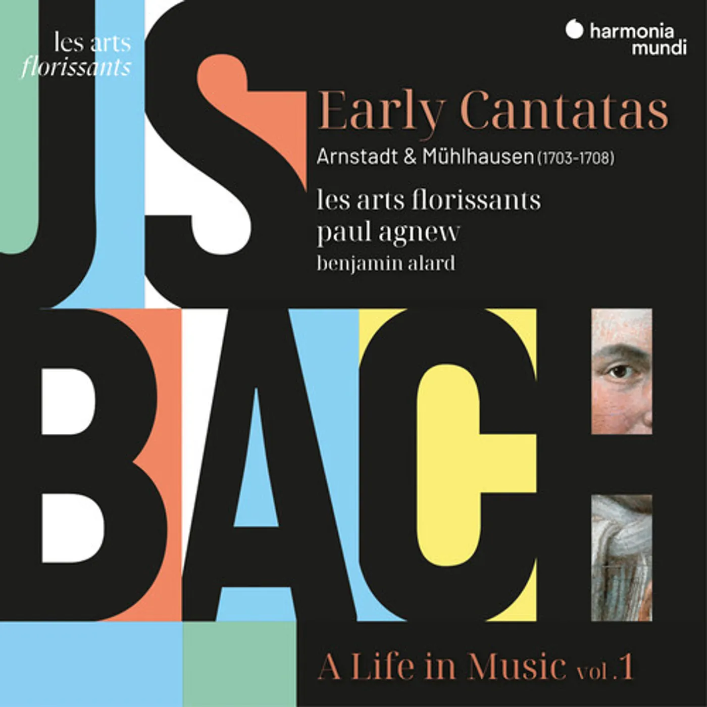 Les Arts Florissants BACH: A LIFE IN MUSIC VOL.1 CD