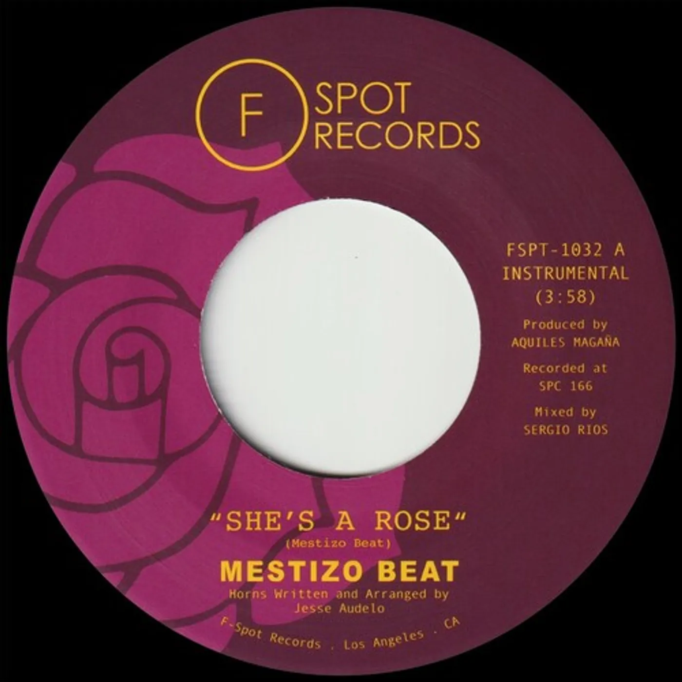 Mestizo Beat SHE'S A ROSE B/W LOTSAPAPA Vinyl Record